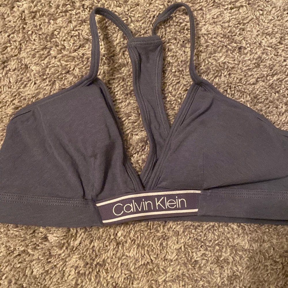 Blue bra